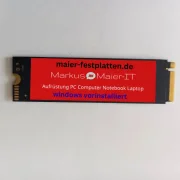 SSD Festplatte für Asus VivoBook 16 S1607QA M.2 PCIe mit Windows 10 / 11 Pro vorinstalliert