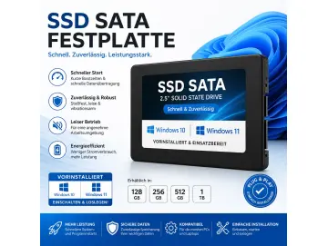SATA SSD für Acer Aspire 3 A311-31 mit Windows 10 oder 11 vorinstalliert