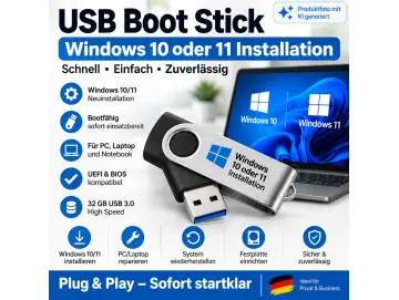 Windows 10 / 11 Boot Stick Installation